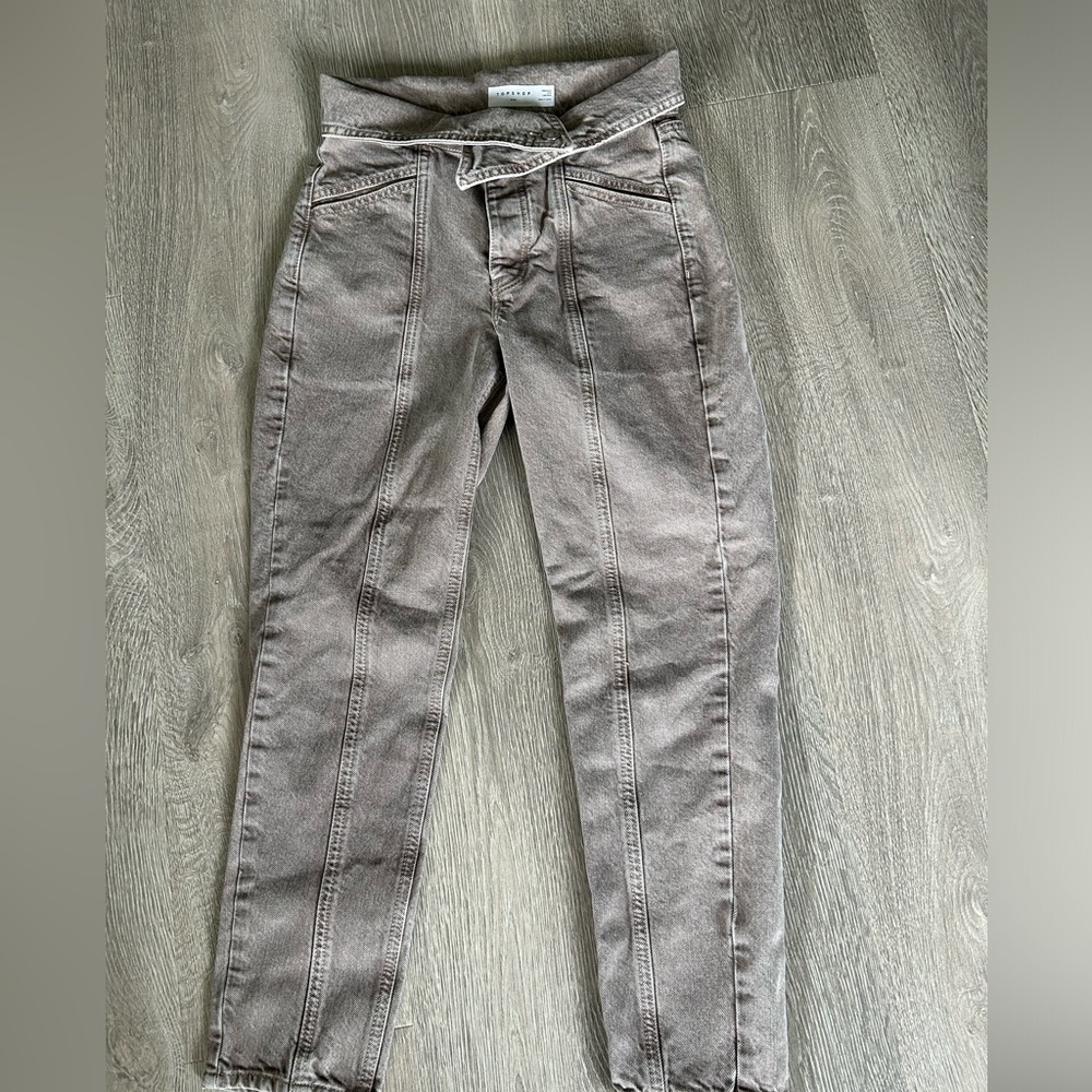 Top Shop Criss Cross Jeans